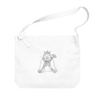 36sanのangry cat king Big Shoulder Bag