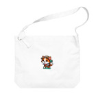 BinaryStoreの冒険好きな猫 Big Shoulder Bag