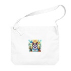 katohkouchiのCreate_an_illustration_of_a_cat_that_looks_incredi_new Big Shoulder Bag