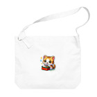 子猫カーニバルの子猫のお弁当タイム Big Shoulder Bag