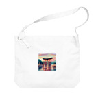 Pixel Art Goodsの厳島神社（pixel art） Big Shoulder Bag