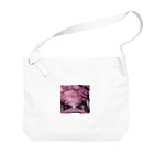 りばーあにまるの満開の桜道 Big Shoulder Bag