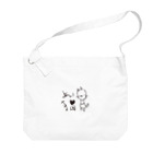 かぶとらのゆるいねこ　「あいらぶ猫」 Big Shoulder Bag