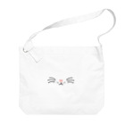 あにまるマスクのシンプルでかわいい猫の顔01 Big Shoulder Bag