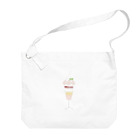 cotton-berry-pancakeの白いちごのパフェ Big Shoulder Bag