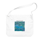 MUGEN ARTのモネ　睡蓮　Claude Monet / Water Lilies Big Shoulder Bag