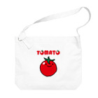 ゴロニャーのダサT屋さんのトマトさん #よいトマトの日 ビッグショルダーバッグ
