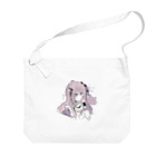 blossomのピンク✖紫系の地雷女の子 Big Shoulder Bag