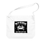 中華呪術堂（チャイナマジックホール）の【白・黒背景】KINBACRAB(緊縛蟹)  Big Shoulder Bag