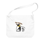 いきものや　のの（別館）のコウテイペンギンのおやこ Big Shoulder Bag