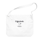 かえる商店のCOFFEEHOLIC black logo ビッグショルダーバッグ