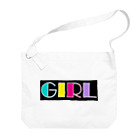 Ushi-Haruのレトロカラフル　GIRL Big Shoulder Bag