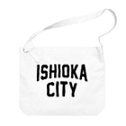 JIMOTOE Wear Local Japanの石岡市 ISHIOKA CITY ビッグショルダーバッグ