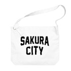 JIMOTOE Wear Local Japanのさくら市 SAKURA CITY ビッグショルダーバッグ