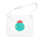 KidsArtの【子どもの絵】びっくりくん Big Shoulder Bag