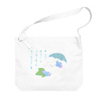 ねこふく茶屋の雨のかほり Big Shoulder Bag