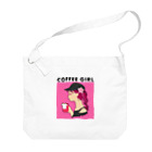 COFFEE GIRLのCoffee Girl ツツジ (コーヒーガール ツツジ) Big Shoulder Bag