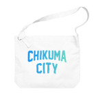 JIMOTOE Wear Local Japanの千曲市 CHIKUMA CITY ビッグショルダーバッグ