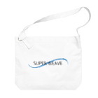 sHiKimaruのシンプルTシャツ  SUPER WAVE Big Shoulder Bag