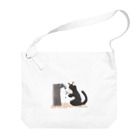 #保護猫カフェひだまり号の手洗い猫 Big Shoulder Bag