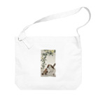 MUGEN ARTの小原古邨　雀の親子  Ohara Koson / Birds and plants Big Shoulder Bag