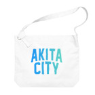 JIMOTOE Wear Local Japanの秋田市 AKITA CITY Big Shoulder Bag