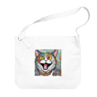 washi-and-washichanのゲス猫 Big Shoulder Bag