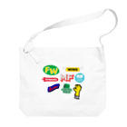 KAWAGOE GRAPHICSのサッカーワッペン Big Shoulder Bag
