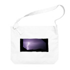 BLACK LOTUS(推し→)❀*ﾟ@病みくろ@ひーちゃんの紫色の雷 Big Shoulder Bag