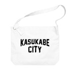 JIMOTOE Wear Local Japanの春日部市 KASUKABE CITY Big Shoulder Bag