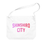 JIMOTOE Wear Local Japanの新城市 SHINSHIRO CITY ビッグショルダーバッグ