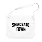 JIMOTOE Wear Local Japanの城里町 SHIROSATO TOWN ビッグショルダーバッグ