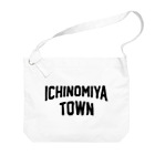 JIMOTOE Wear Local Japanの一宮町市 ICHINOMIYA CITY Big Shoulder Bag