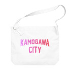 JIMOTOE Wear Local Japanの鴨川市 KAMOGAWA CITY Big Shoulder Bag