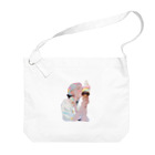 ヤバいTシャツ屋しゃんの暑い夏はアイスだ011 Big Shoulder Bag