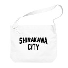 JIMOTOE Wear Local Japanの白河市 SHIRAKAWA CITY Big Shoulder Bag