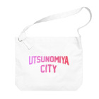 JIMOTOE Wear Local Japanの宇都宮市 UTSUNOMIYA CITY ビッグショルダーバッグ
