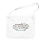 みけにょろのHognose snake Kawaii 【Snow】 Big Shoulder Bag