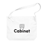 cabinetのCabinet　黒ロゴ Big Shoulder Bag