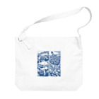 MizuHaruのBlue sea Big Shoulder Bag