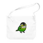 Cody the LovebirdのChubby Bird イワウロコインコ Big Shoulder Bag