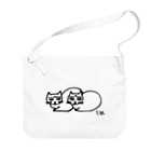 nekoneko-komichiのneko11 Big Shoulder Bag