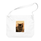 キキの黒猫ショップのツンデレキジトラ猫 Big Shoulder Bag