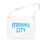 JIMOTO Wear Local Japanの糸島市 ITOSHIMA CITY Big Shoulder Bag