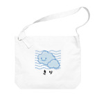 funny puppyのきり Big Shoulder Bag