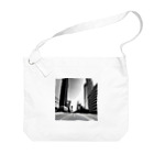 animaltennensuiの都市の鼓動：白黒で描くアーバンスケープ Big Shoulder Bag
