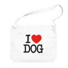 I LOVE SHOPのI LOVE DOG-アイラブドッグ- Big Shoulder Bag