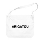 TOKYO LOGOSHOP 東京ロゴショップのARIGATOU Big Shoulder Bag