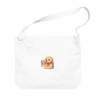 ソラのお店屋さんのおりこんさんのワンわん Big Shoulder Bag