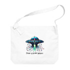 チェリモヤの宇宙冒険UFO 02 Big Shoulder Bag